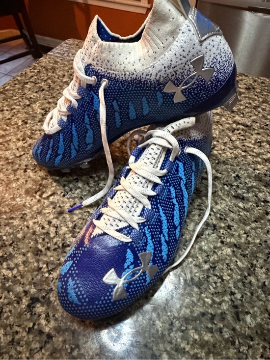 Under Armour Spotlight Lux Blue Football Cleats Mens Size 9 New w/o tags main image 4